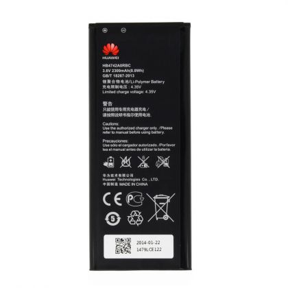 Батарея для Huawei Honor 3C / 6730 / HB4742A0RBC /Original/ 12 мес. гарантии