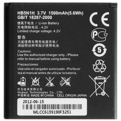 Батарея для Huawei M660, U8815, U8818, G300, U8825, G330 (HB5N1, HB5N1H) /Original PRC/ 12 мес. гарантии