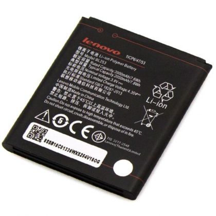 Батарея для Lenovo BL253 / A1000, A2010, a2016, A1010a20, Vibe A Plus, Vibe B - 2050 mAh /Original PRC/ 12 мес. гарантии