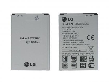 Батарея для LG D295 L FINO / BL-41ZH /Original/ 12 мес. гарантии