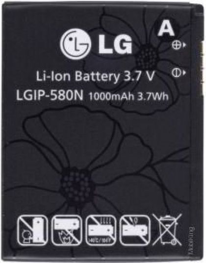 Батарея для LG GT505 (LGIP-580N) /Original PRC/ 12 мес. гарантии