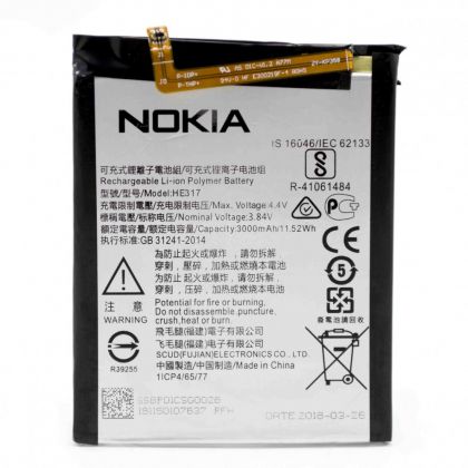Батарея для Nokia 6 - HE316 / HE317 / HE335 (TA-1000, TA1021, TA-1025, TA-1033) /Original PRC/ 12 мес. гарантии