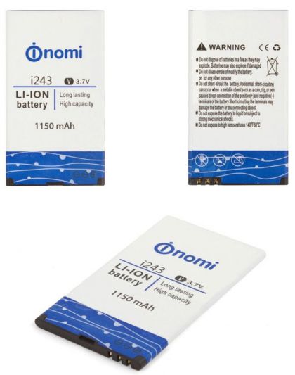 Батарея для Nomi NB-243 i243 /Original PRC/ 12 мес. гарантии