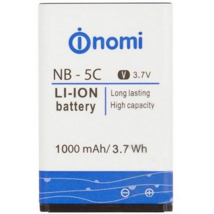 Батарея для Nomi NB-5C/NB-177 (i177, i180, i181, i182) 1000 mAh /Original PRC/ 12 мес. гарантии