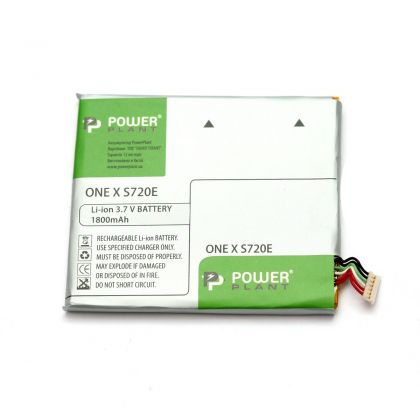 Батарея PowerPlant HTC One X, One S, One XL, One X Plus, G23, S720e (BJ83100, BJ40100, BM35100) 1800 mAh