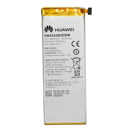 Батарея PowerPlant Huawei Honor 6, H60-L02, Mulan, H60-L04 (HB4242B4EBW) 3100 mAh