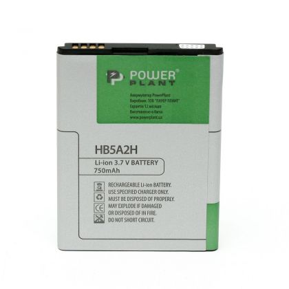 Батарея PowerPlant Huawei M750, U7519, M228, C8000, C8100, U8110, U8500, T550, T552, E5805, EC5808, T550+, U751 и др. (HB5A2H) 750 mAh