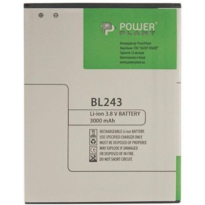 Батарея PowerPlant Lenovo K3 Note (BL243) 3000 mAh