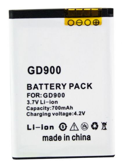 Батарея PowerPlant LG GD900 Crystal (IP-520N) 700 mAh