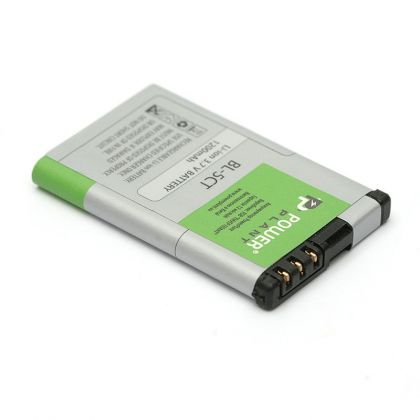 Батарея PowerPlant Nokia C3, C5 (BL-5CT) 1200 mAh