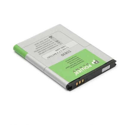 Батарея PowerPlant Samsung S5660, S5830, S6312, S6102, S7500 и др. (EB494358VU, EB464358VU) 1400 mAh