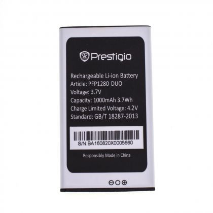 Батарея для Prestigio Muze B1 / PFP1280 /Original PRC/ 12 мес. гарантии