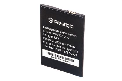 Батарея для Prestigio PSP3502 / PAP3502 / PSP3502DUO 2000 mAh /Original PRC/ 12 мес. гарантии
