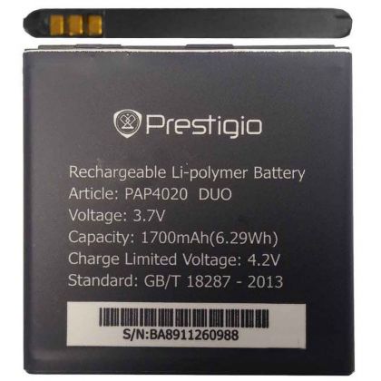 Батарея для Prestigio PAP4020, PAP3500 /Original PRC/ 12 мес. гарантии