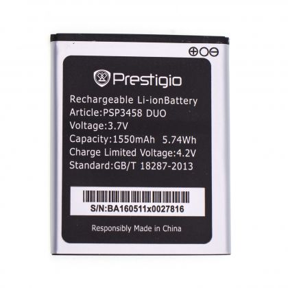 Батарея для Prestigio Wize O3 / PSP3458 / PSP3459 / PSP3468 /Original PRC/ 12 мес. гарантии