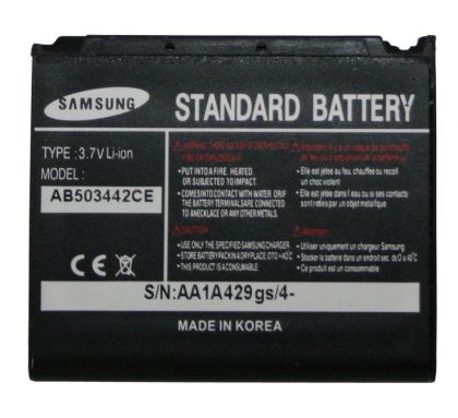 Батарея для Samsung D900, E780, E480, E490, D908 (AB503442CE) /Original PRC/ 12 мес. гарантии