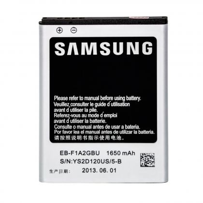 Батарея для Samsung S2, S2 plus, i9100, i9105, i9103, Galaxy R, Galaxy Z и др. (EB-F1A2GBU) /Original PRC/ 12 мес. гарантии