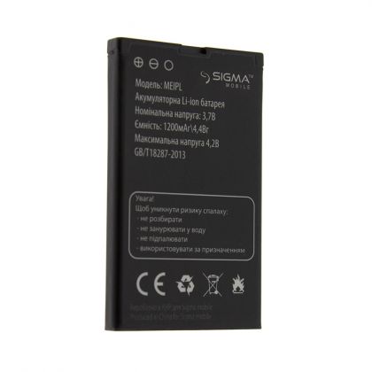 Батарея для Sigma Elegance / MEIPL 1200 mAh /Original/ 12 мес. гарантии