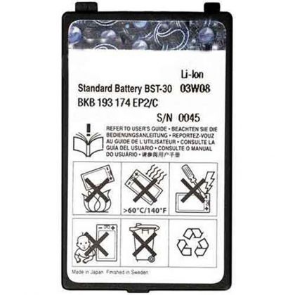 Батарея для Sony Ericsson BST-30 /Original PRC/ 12 мес. гарантии