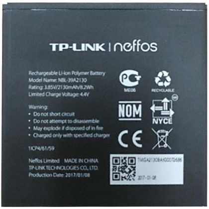 Батарея для Tp-Link Neffos Y5 / NBL-39A2130 /Original/ 12 мес. гарантии
