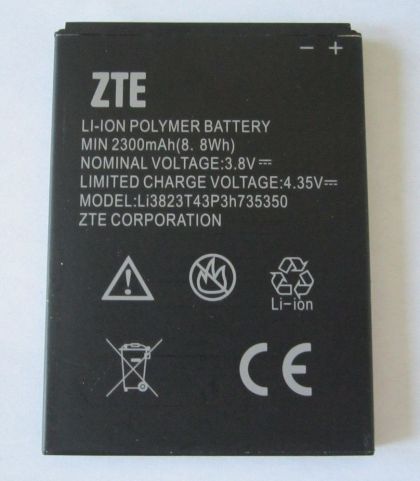 Батарея для ZTE N986, Li3823T43P3h /Original PRC/ 12 мес. гарантии