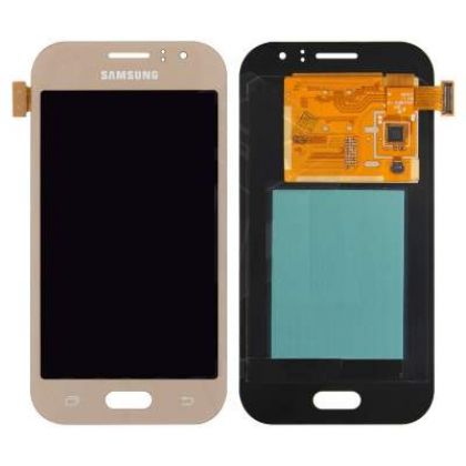 Дисплей (LCD) Samsung J110H/ J110G/ DS/ J110L/ J110M Galaxy J1 Ace с сенсором золотистый