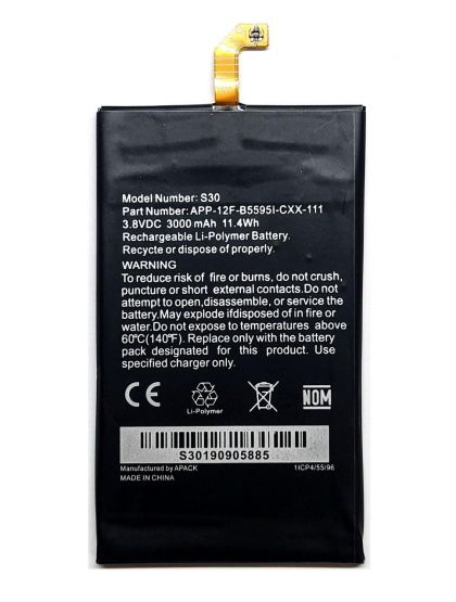 Батарея для Caterpillar CAT S30 APP-12F-B5595I-CXX-111 (3000 mAh) /Original PRC/ 12 мес. гарантии