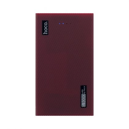 Повербанк Hoco B36 Wooden mobile 13000 mAh Red Cell Pattern