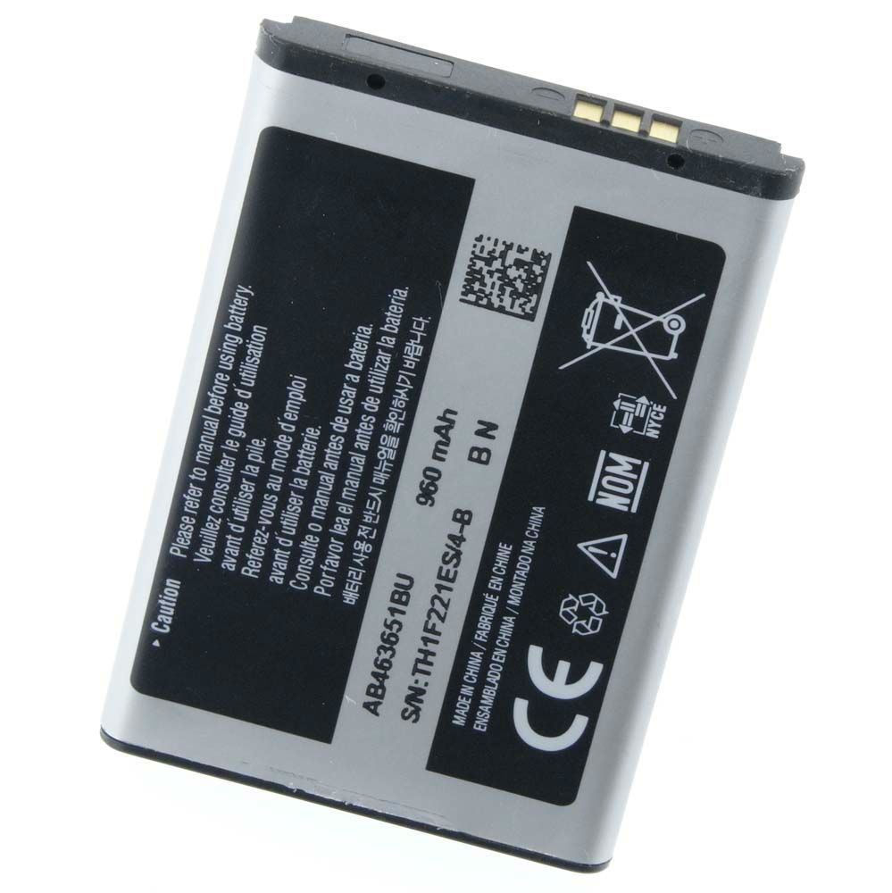 Аккумулятор для Samsung GT-M8500 - AB463651BU/E/C - 960 mAh /Original PRC/  12 мес. гарантии c гарантией и доставкой по Украине и Киеву