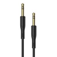 AUX кабель Borofone BL1 Jack 3.5 to Jack 3.5 1m черный