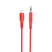 AUX кабель Hoco UPA18 Lightning to Jack 3.5 1m красный