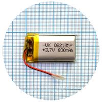 Батарея универсальный 082135P 21 x 35 x 8 мм 800 mAh 3.7V,