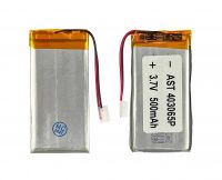 Батарея 403065P универсальный с контроллером, 3,8 х 30 х 61 мм (500 mAh)/ для TWS наушников,видеорегистраторов и игрушек