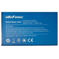 Батарея для Ulefone S1 (Model: 3068, 3,8V, 3000 mAh, 11.4 Wh) /Original/ 12 мес. гарантии