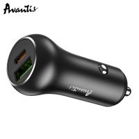 Автомобильное ЗУ Avantis A918PD 38W (PD20W + QC3.0) Black