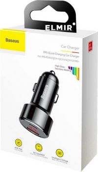 Автомобильное ЗУ Baseus CCMLC20C-01 6A Black