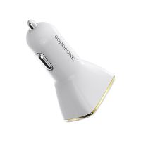 Автомобильное ЗУ Borofone BZ11 Digital Display 2USB 2.1A White