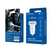 Автомобильное ЗУ Borofone BZ12A QC 18W 3A White