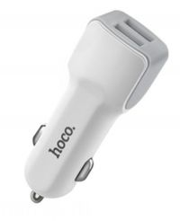 Автомобильное ЗУ Hoco Z23 2USB Lightning White