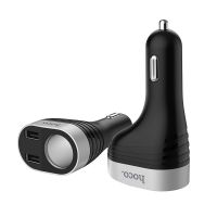 Автомобильное ЗУ Hoco Z29 Regal Digital Display Cigarette Lighter 2USB 3.1A Black
