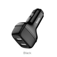 Автомобильное ЗУ Hoco Z36 (2USB/ 2.4A) + Cable Type-C Black