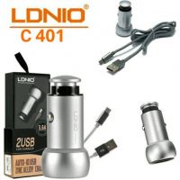 Автомобильное ЗУ LDNIO C401 3.6A 2USB / micro-USB