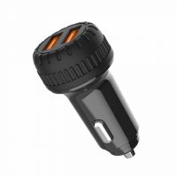 Автомобильное ЗУ Moxom MX-VC02 2.4A 2USB + Cable Type-C Black