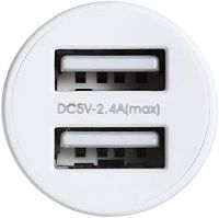 Автомобильное ЗУ Remax RCC-219 Roki 2.4A 2USB white