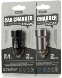 Автомобильное ЗУ Remax RCC-220 Rechan 2.4A 2USB black