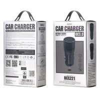 Автомобильное ЗУ Remax RCC-221 Retour 3.0A 2USB Quick Charge black