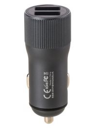Автомобильное ЗУ Remax RCC-221 Retour 3.0A 2USB Quick Charge dark grey