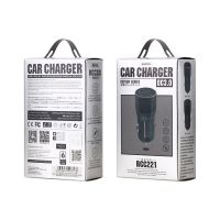 Автомобильное ЗУ Remax RCC-221 Retour 3.0A 2USB Quick Charge dark grey