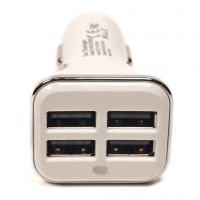 Автомобильное ЗУ PowerPlant 4xUSB: 12V-24V, 6.8A
