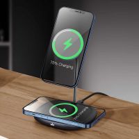Беспроводное ЗУ Baseus Swan 2in1 Magnetic Bracket 20W WXSW-C 3.0A Black